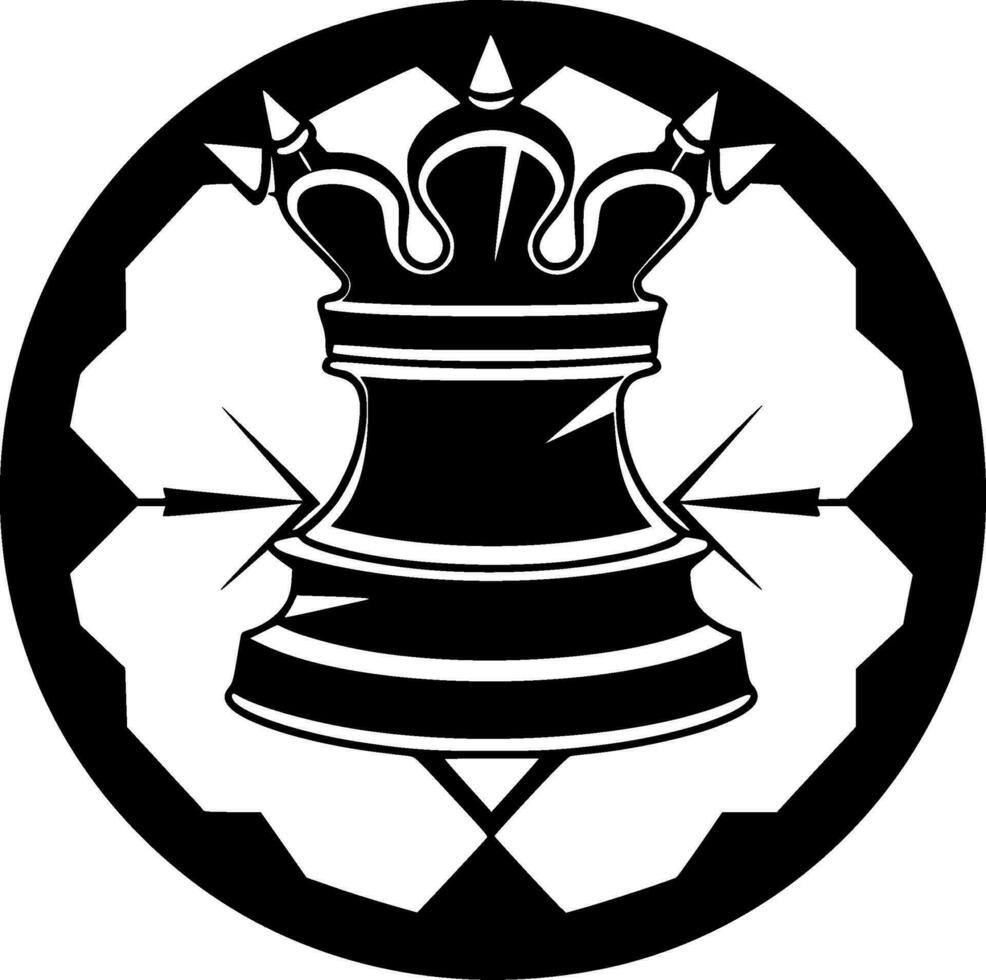 Chess - High Quality Vector Logo - Vector illustration ideal for T-shirt graphic