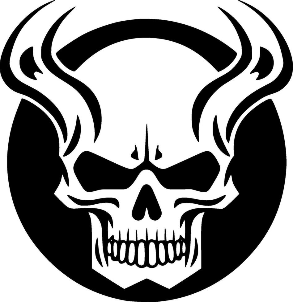 Skull - High Quality Vector Logo - Vector illustration ideal for T-shirt graphic