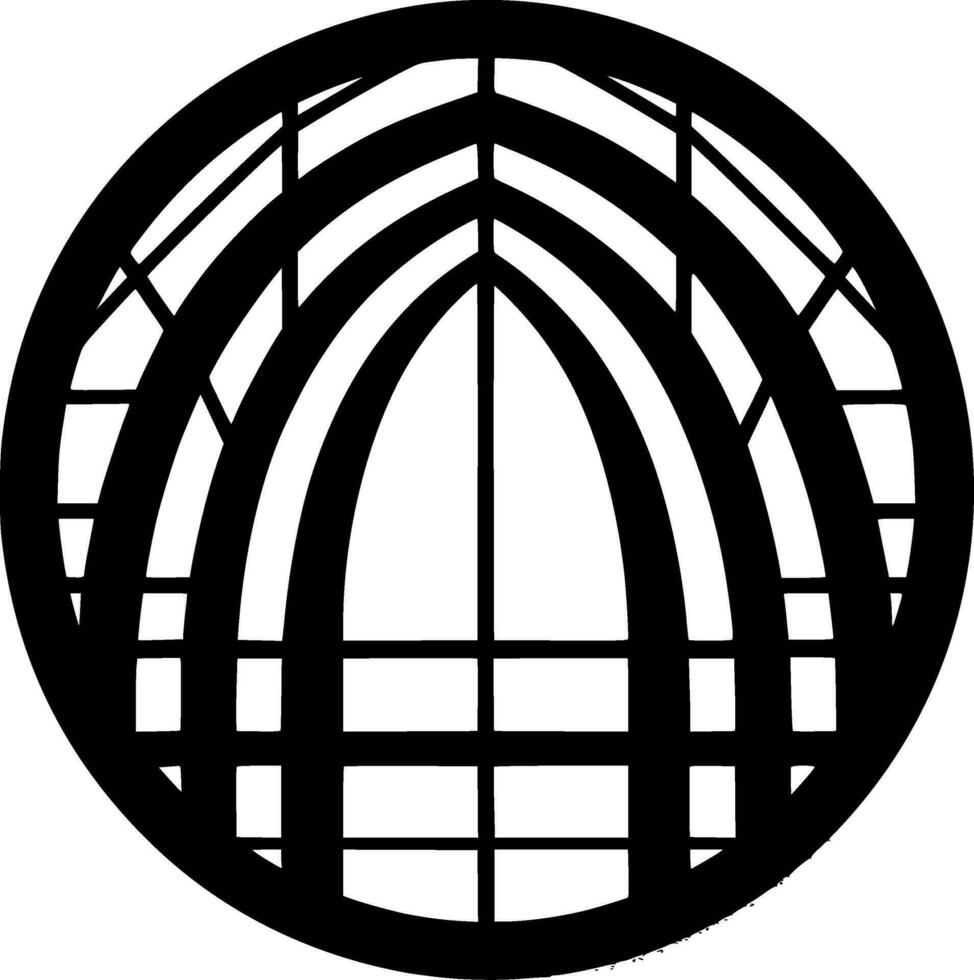 Stained Glass - High Quality Vector Logo - Vector illustration ideal for T-shirt graphic