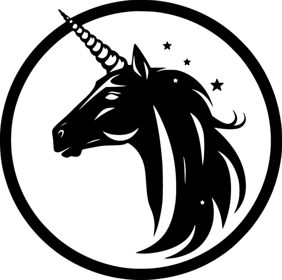 Unicorn - High Quality Vector Logo - Vector illustration ideal for T-shirt graphic