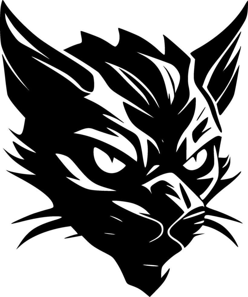 Wildcat - Minimalist and Flat Logo - Vector illustration