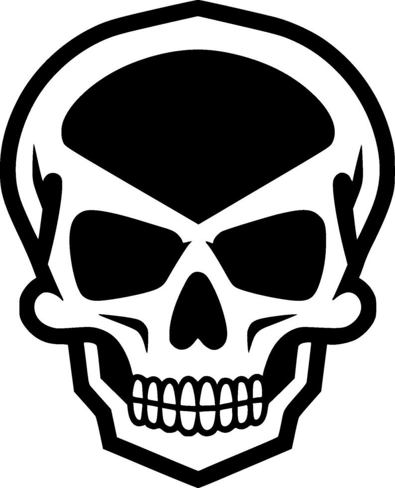 Skull - High Quality Vector Logo - Vector illustration ideal for T-shirt graphic