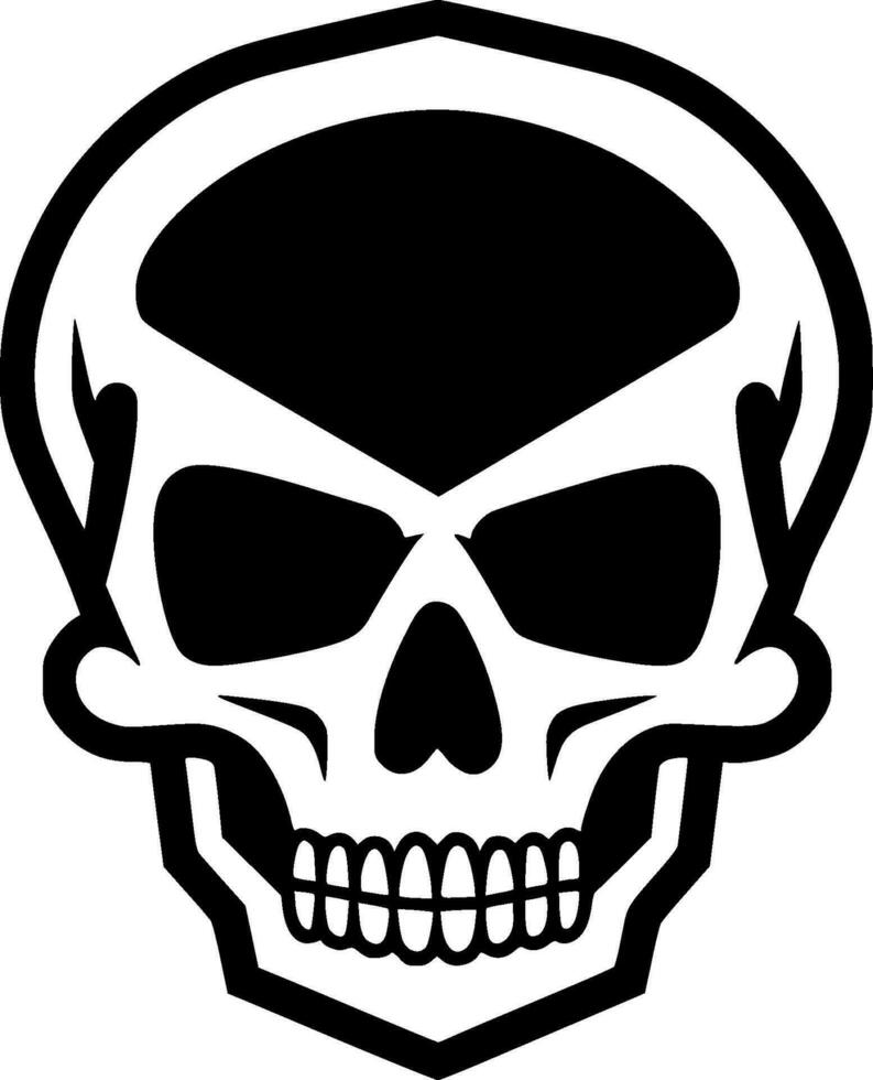 Skull - High Quality Vector Logo - Vector illustration ideal for T-shirt graphic