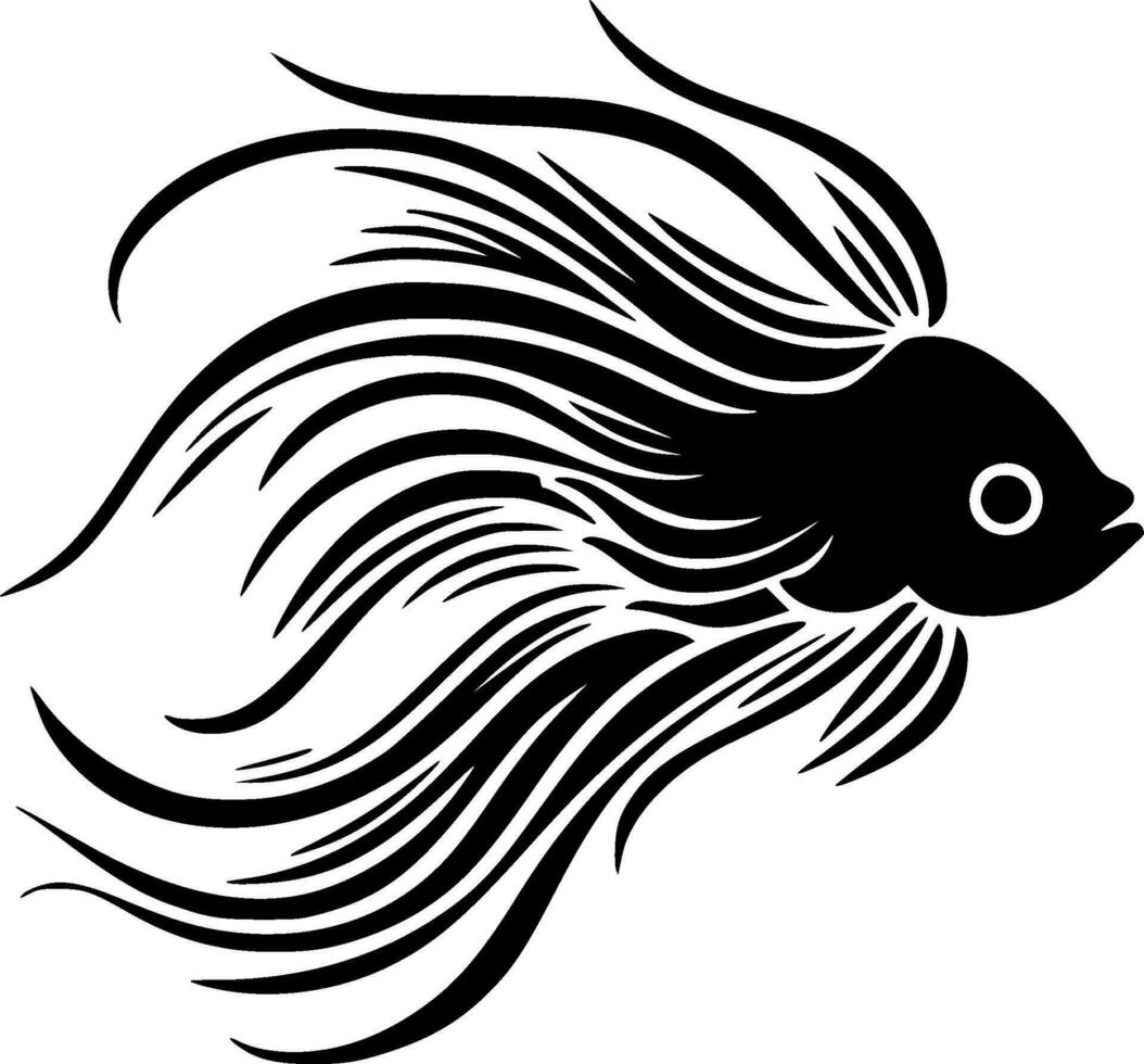 Fish - High Quality Vector Logo - Vector illustration ideal for T-shirt graphic