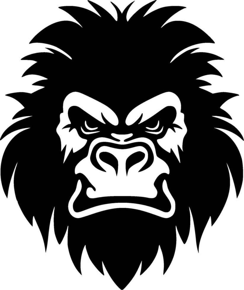 Gorilla - High Quality Vector Logo - Vector illustration ideal for T-shirt graphic