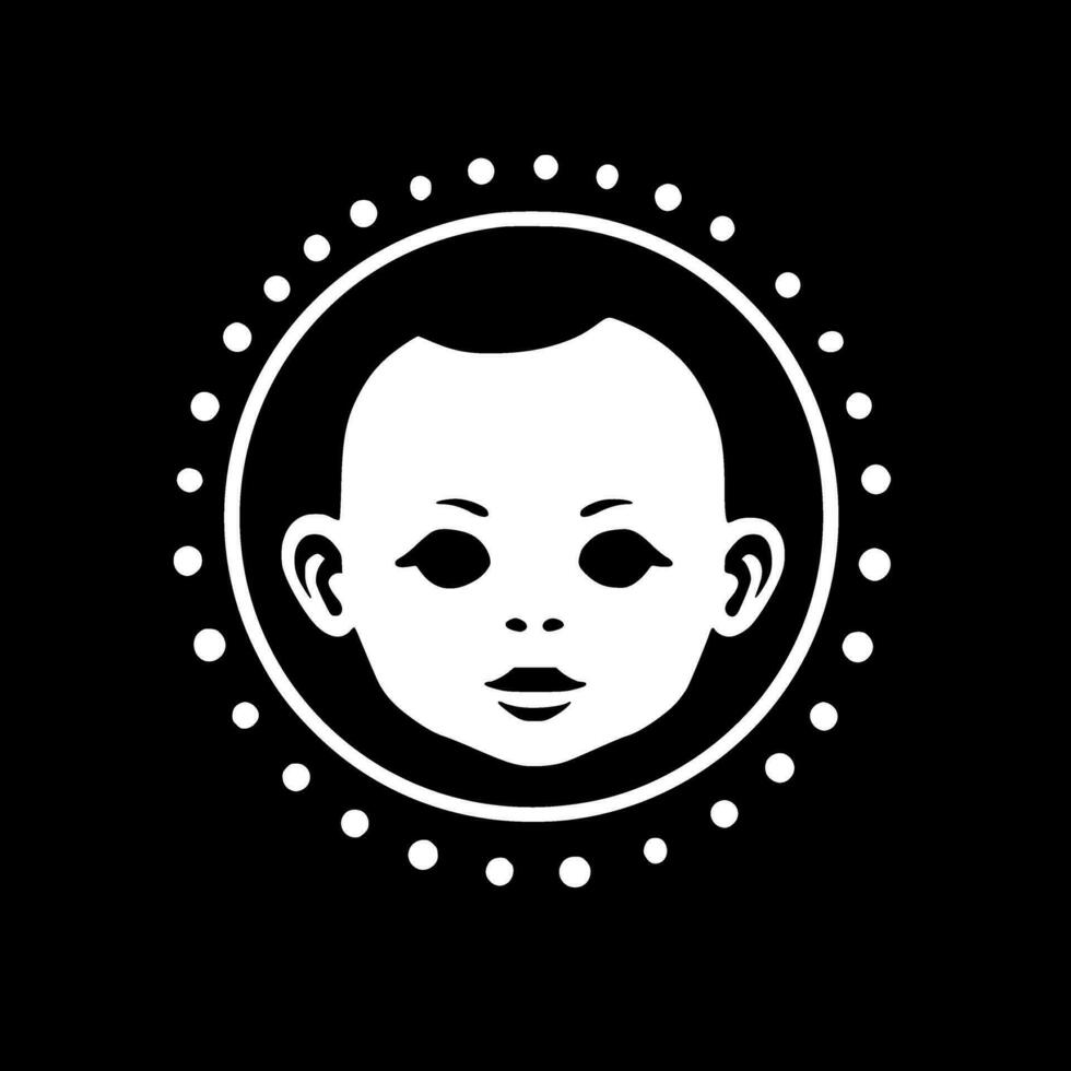 Baby - Minimalist and Flat Logo - Vector illustration