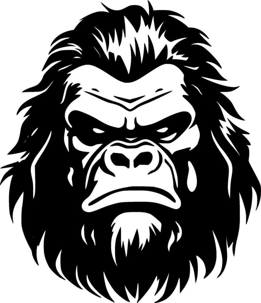 Gorilla - High Quality Vector Logo - Vector illustration ideal for T-shirt graphic