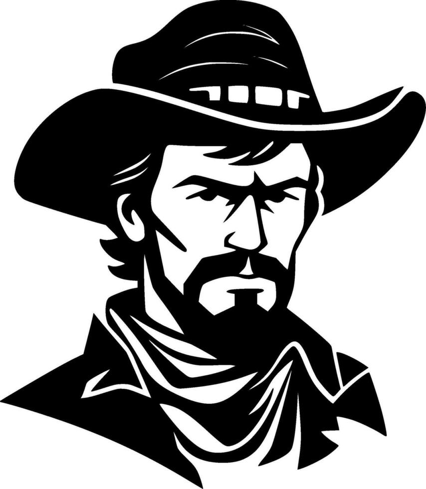 Western - High Quality Vector Logo - Vector illustration ideal for T-shirt graphic