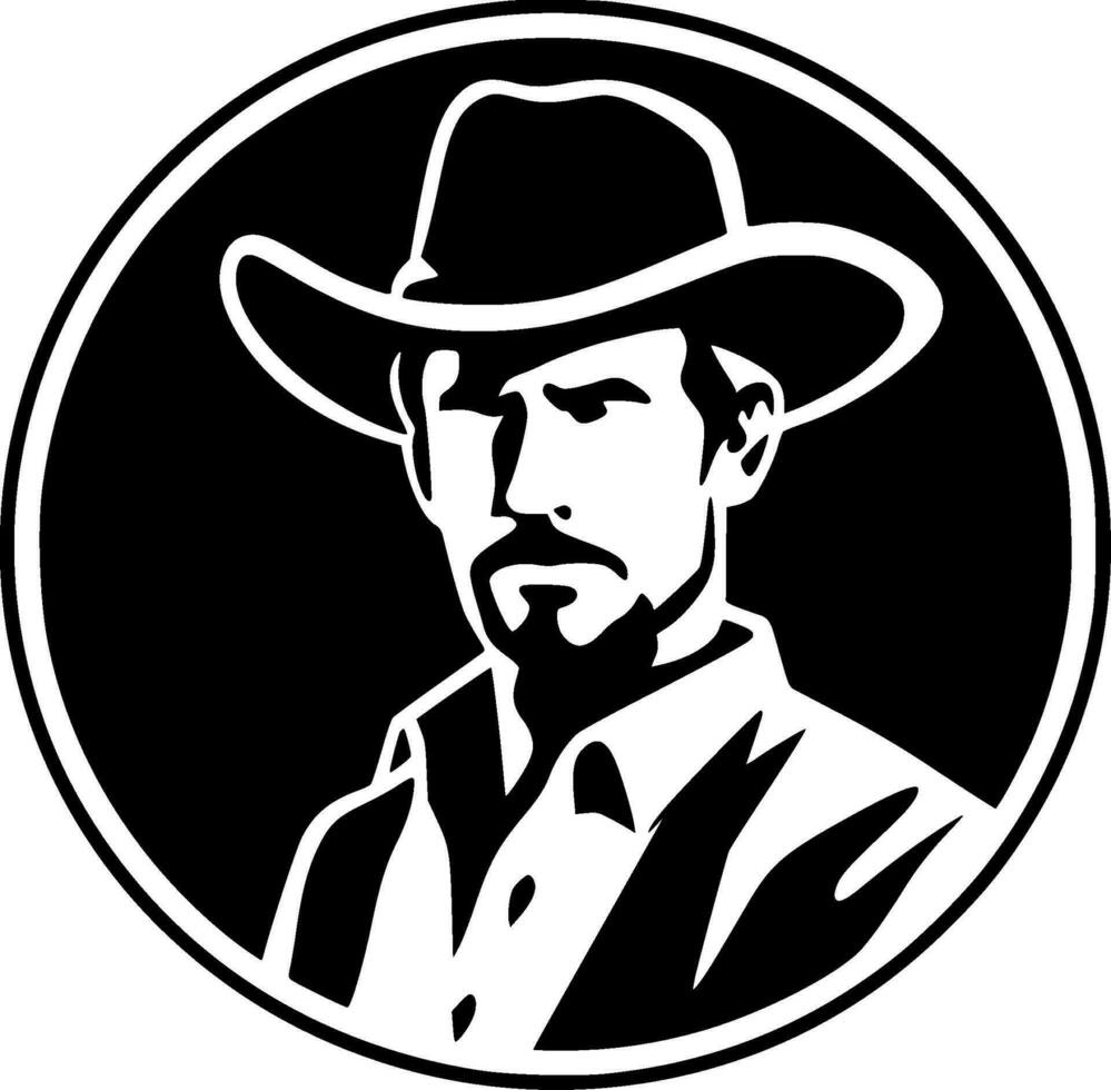 Western - High Quality Vector Logo - Vector illustration ideal for T-shirt graphic