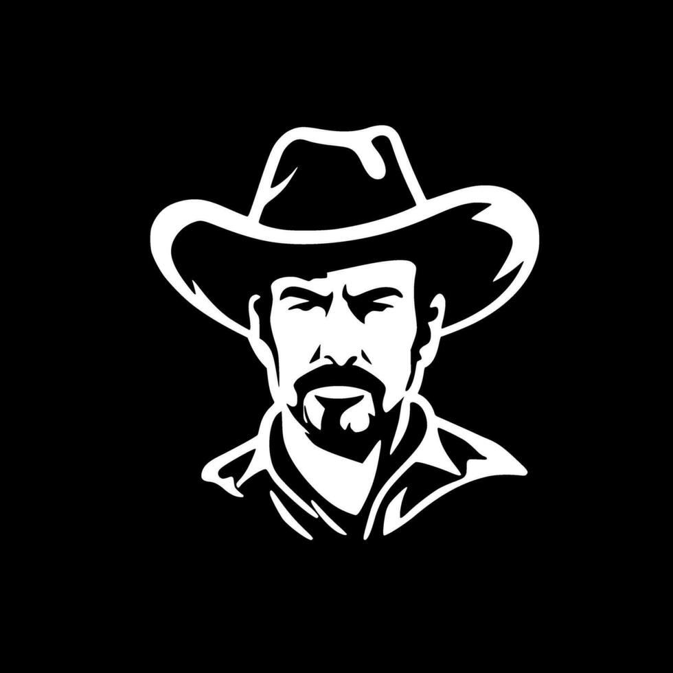 Western, Minimalist and Simple Silhouette - Vector illustration