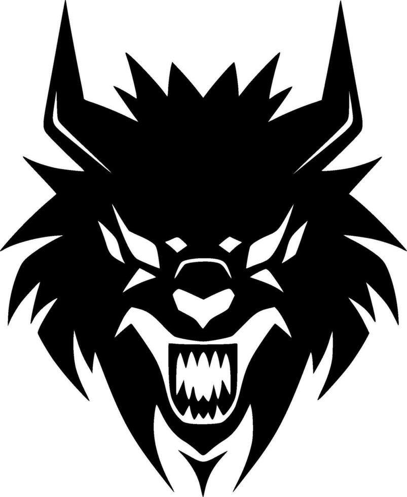 Wolf - Minimalist and Flat Logo - Vector illustration