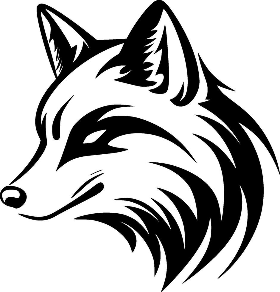 Fox - Minimalist and Flat Logo - Vector illustration