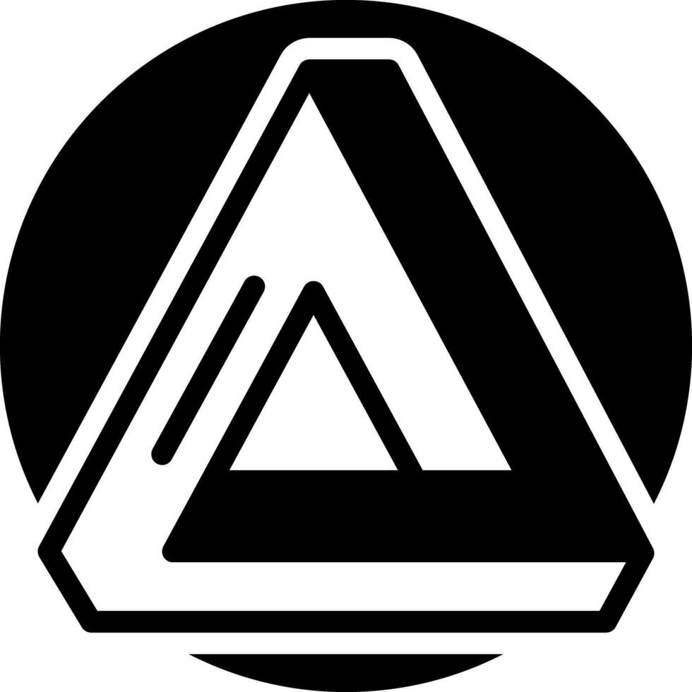 solid icon for delta vector