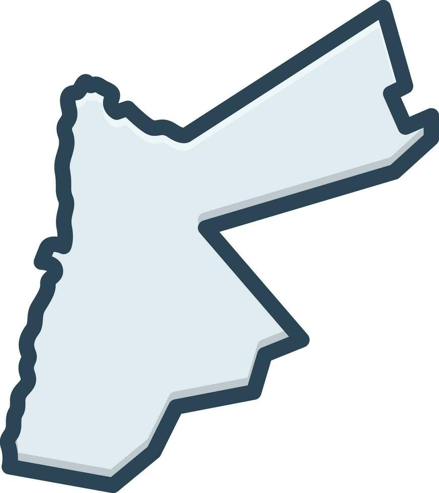 color icon for jordan vector