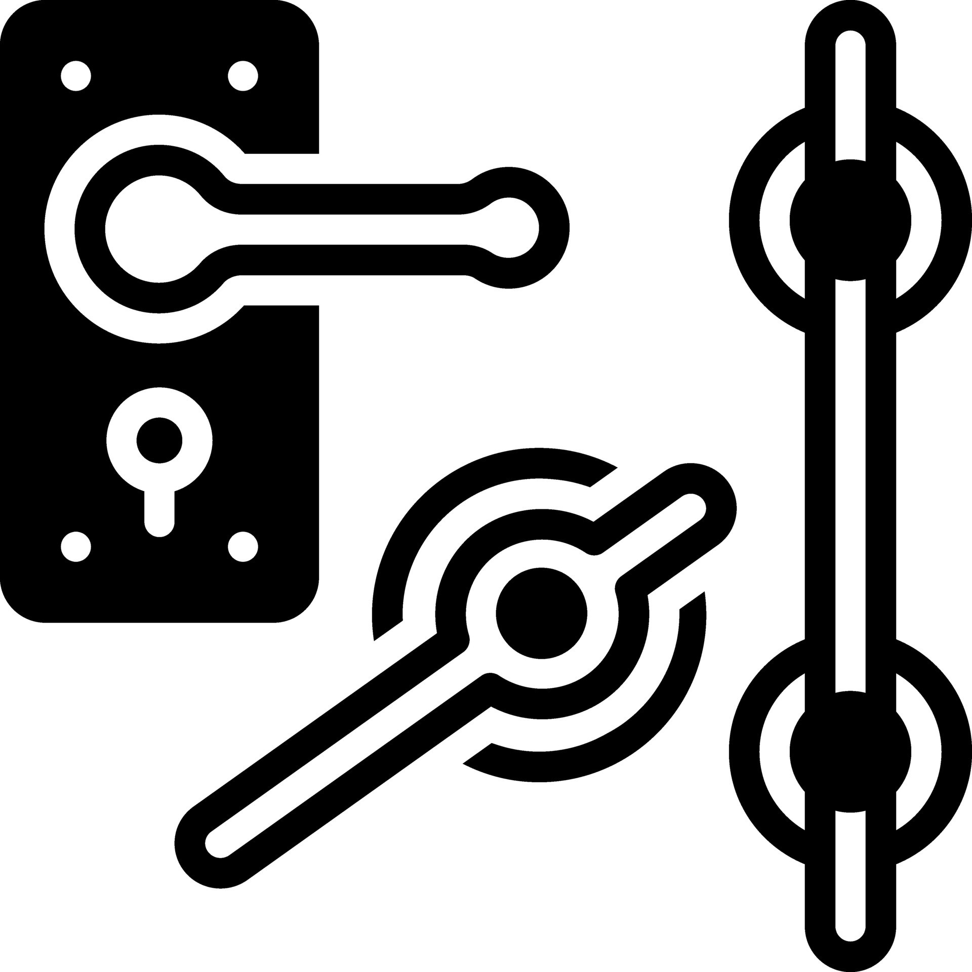 solid icon for handles 34808993 Vector Art at Vecteezy