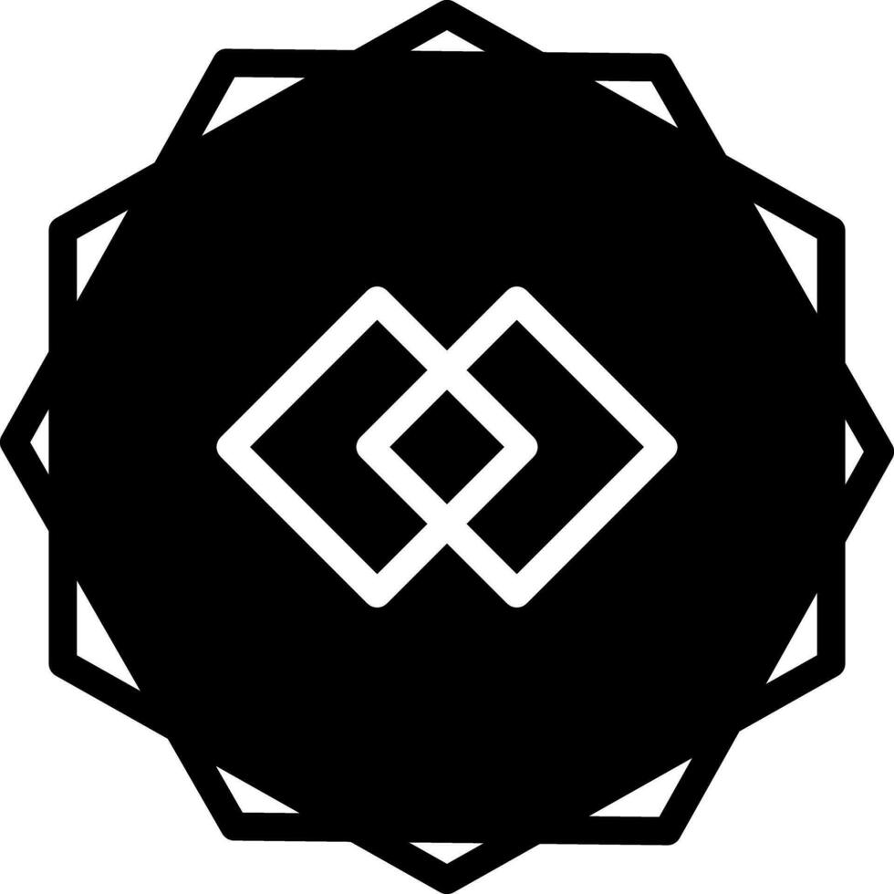 solid icon for combination vector