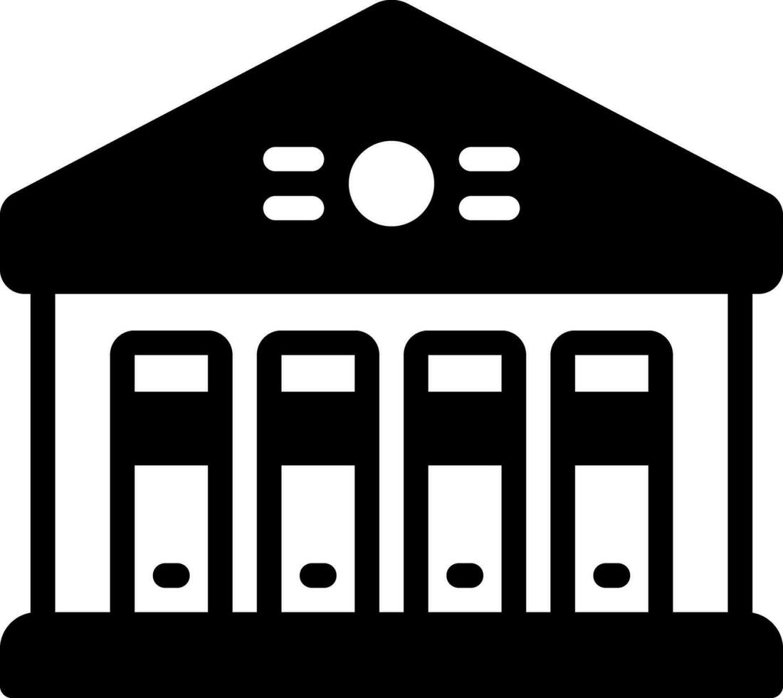 solid icon for libraries 34809328 Vector Art at Vecteezy