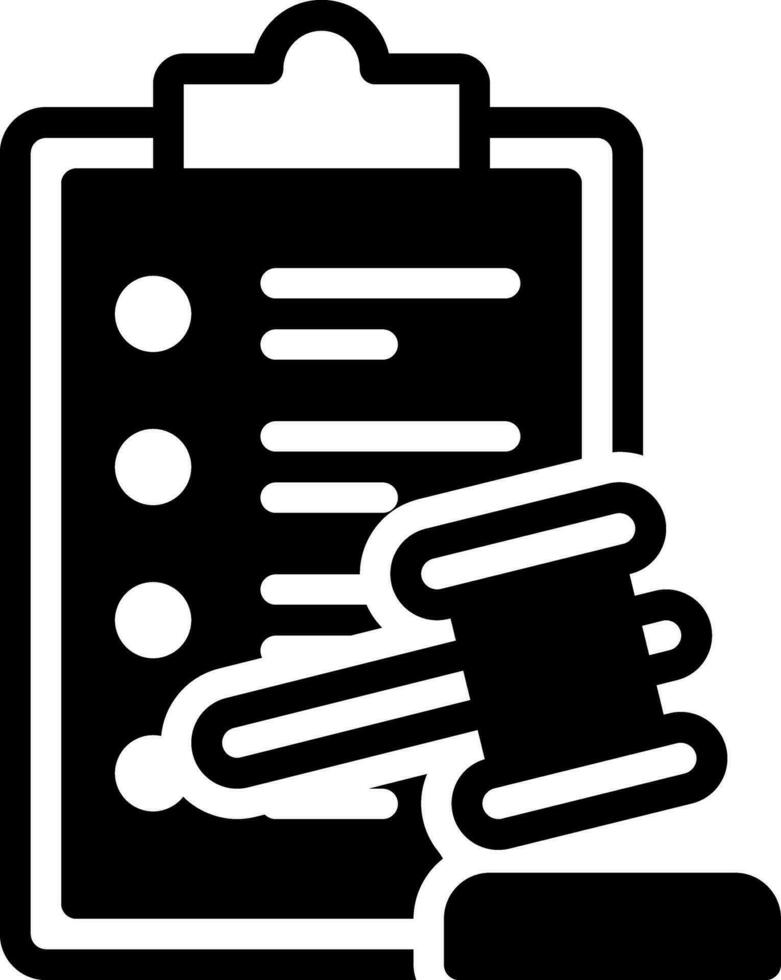 solid icon for rule vector