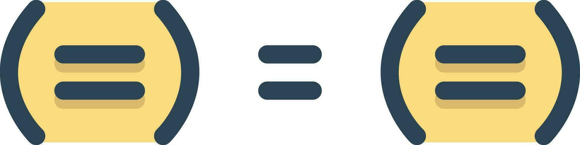 color icon for implies vector