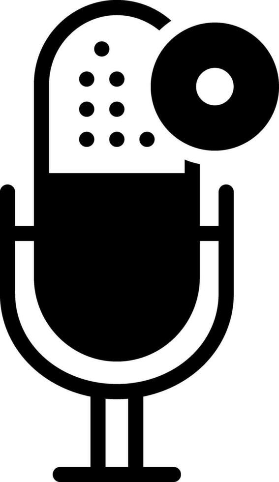 solid icon for rec vector