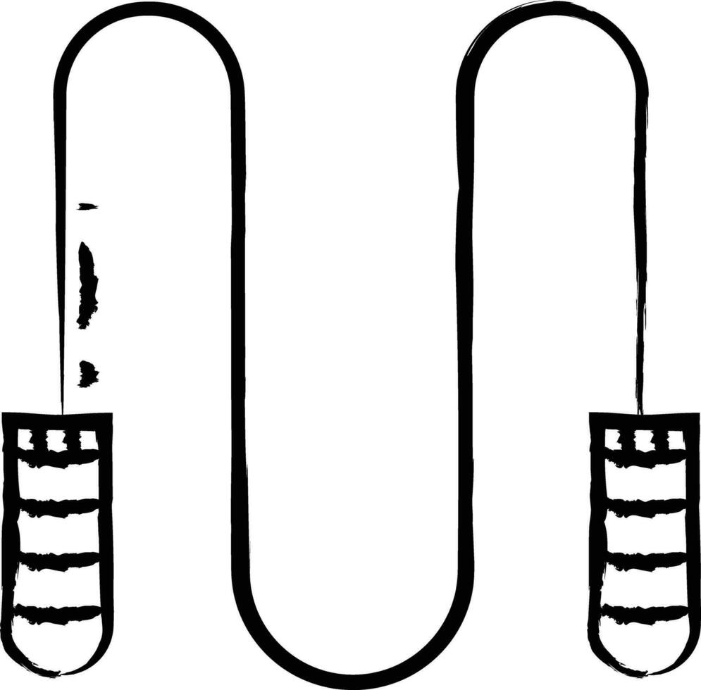 Skip Rope hand drawn vector illustrations