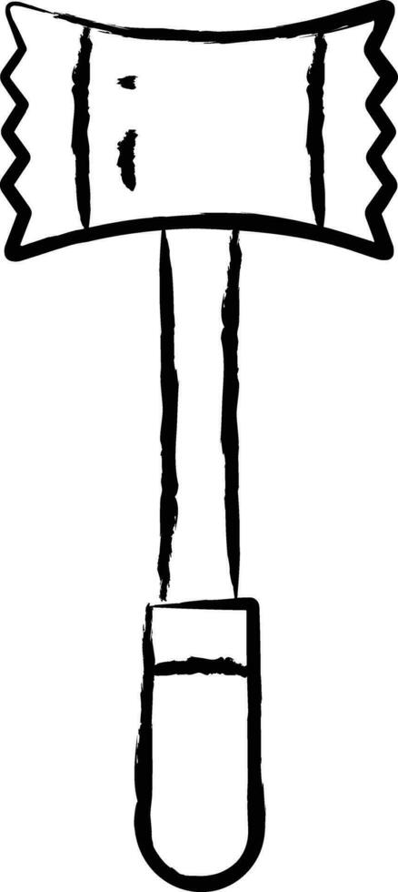 Tenderizer hand drawn vector illustration