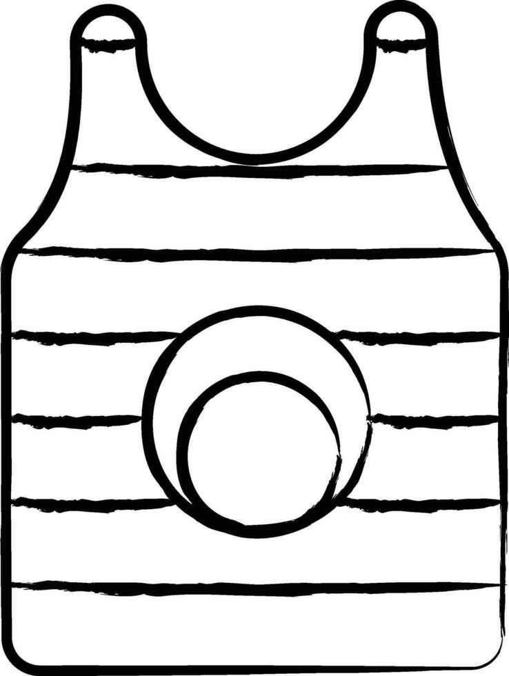 kids dress hand drawn vector illustration