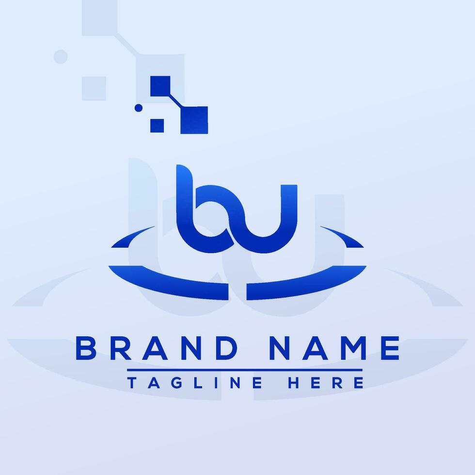 Letter BU Professional logo for all kinds of business vector