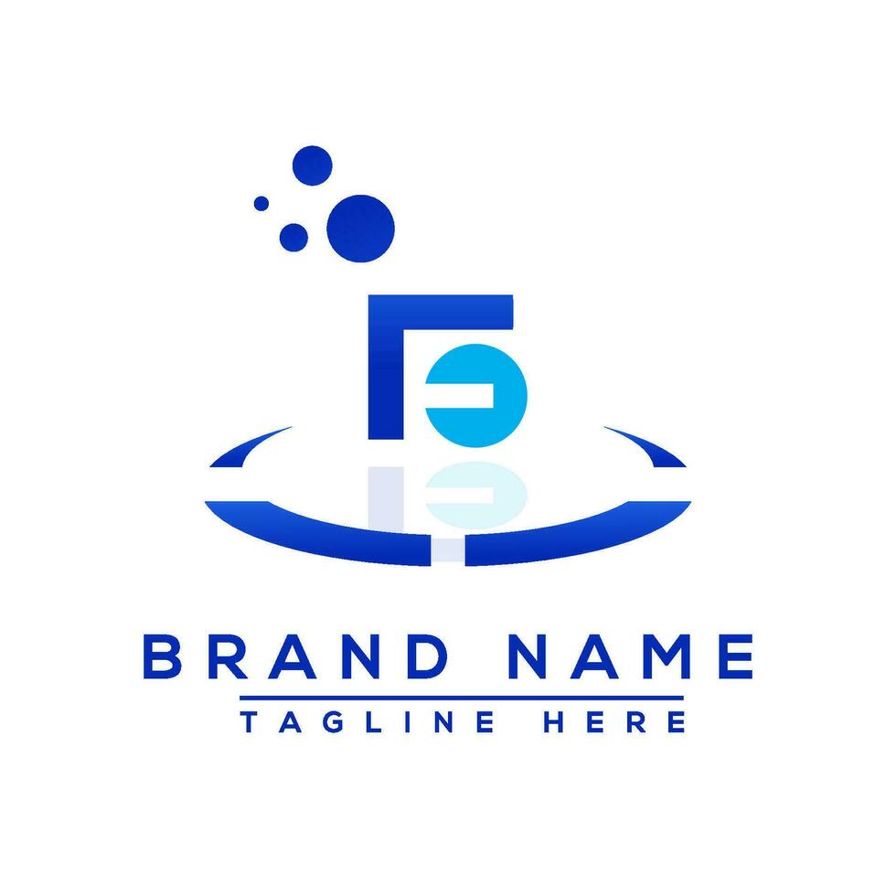 Letter FO blue Professional logo for all kinds of business vector
