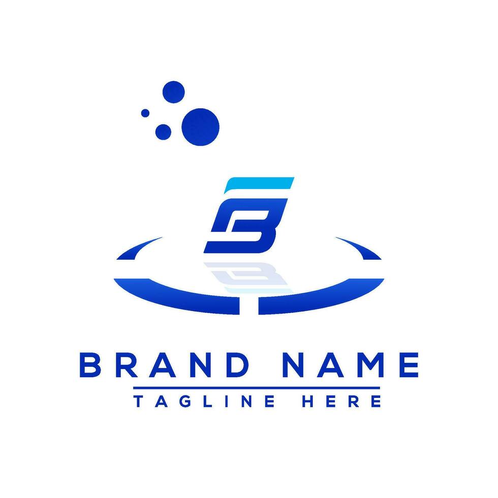 Letter FB blue Professional logo for all kinds of business vector