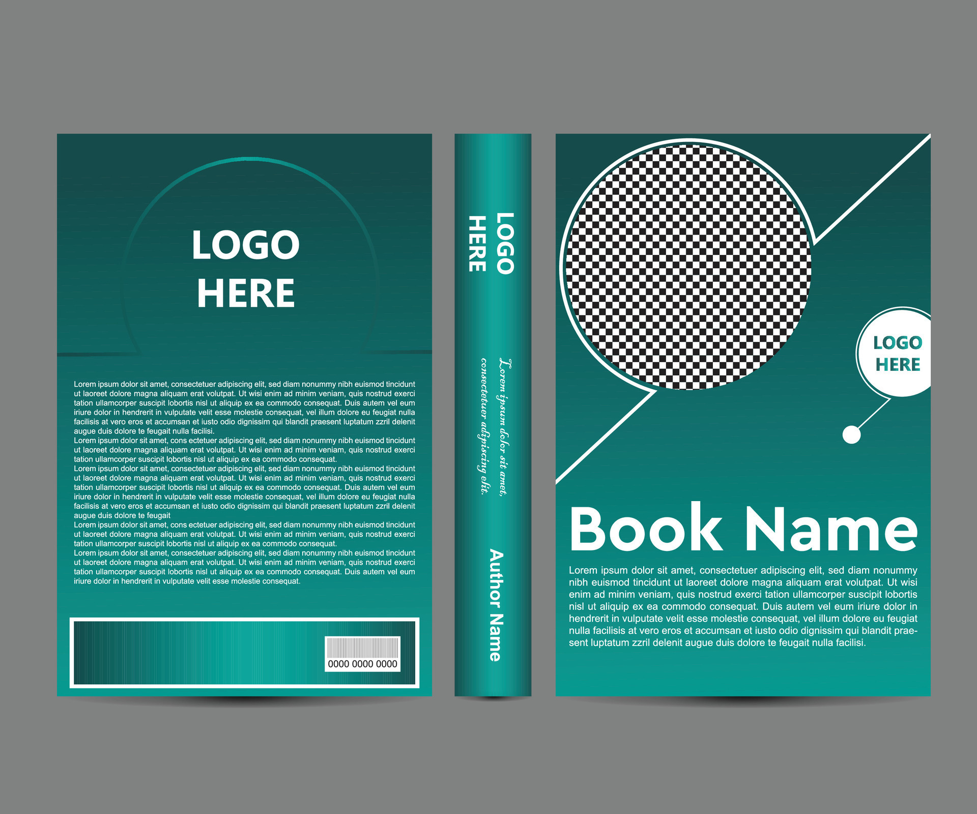 Vector set of book cover templates modern and beautiful design 34811213