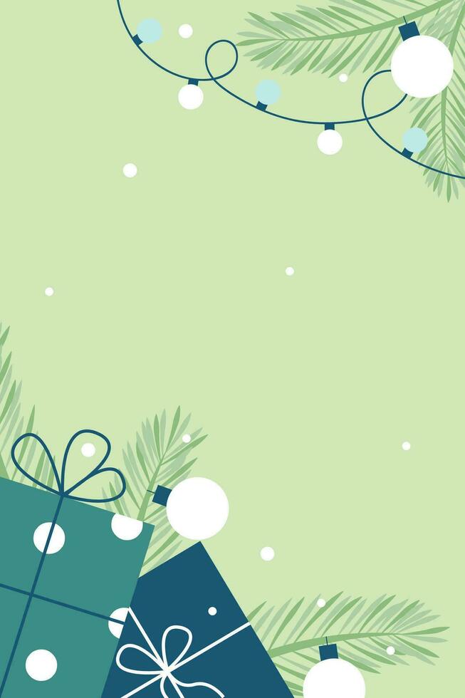 winter template for social networks, stories, covers, backgrounds and posters. vector