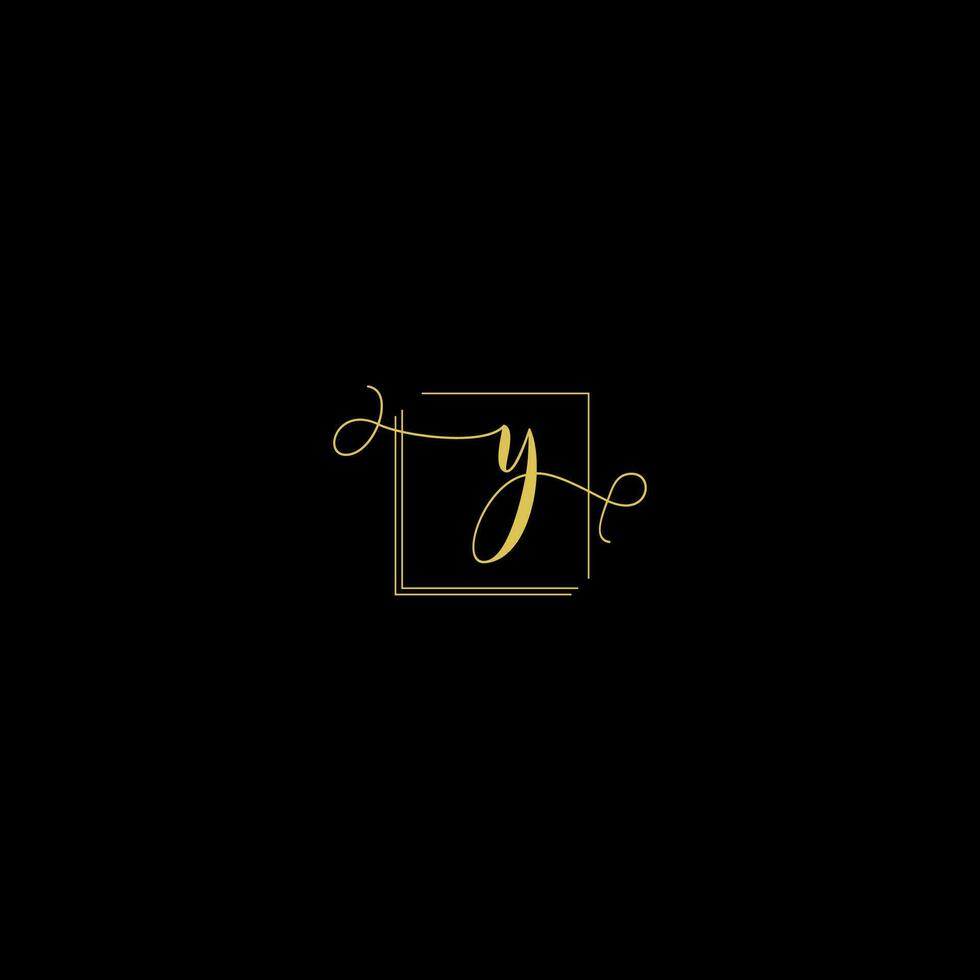 Y creative modern letters logo design template vector