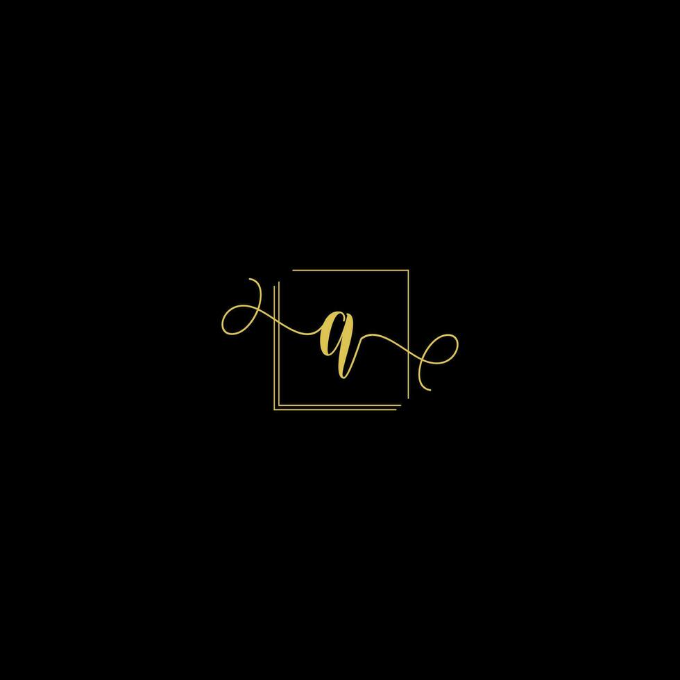 A creative modern letters logo design template vector