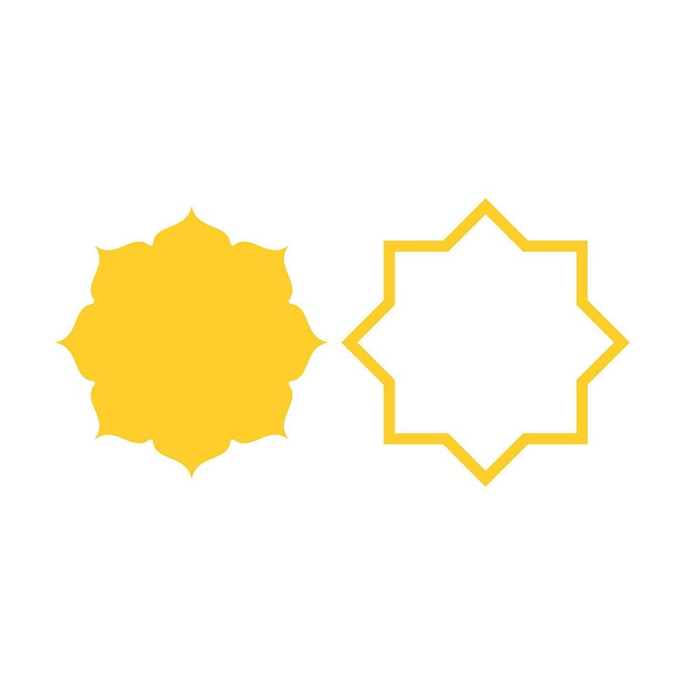Sun icon vector isolated on white background for your web and mobile app design, Sun logo concept. Religious textures for celebration designs or religious ornaments