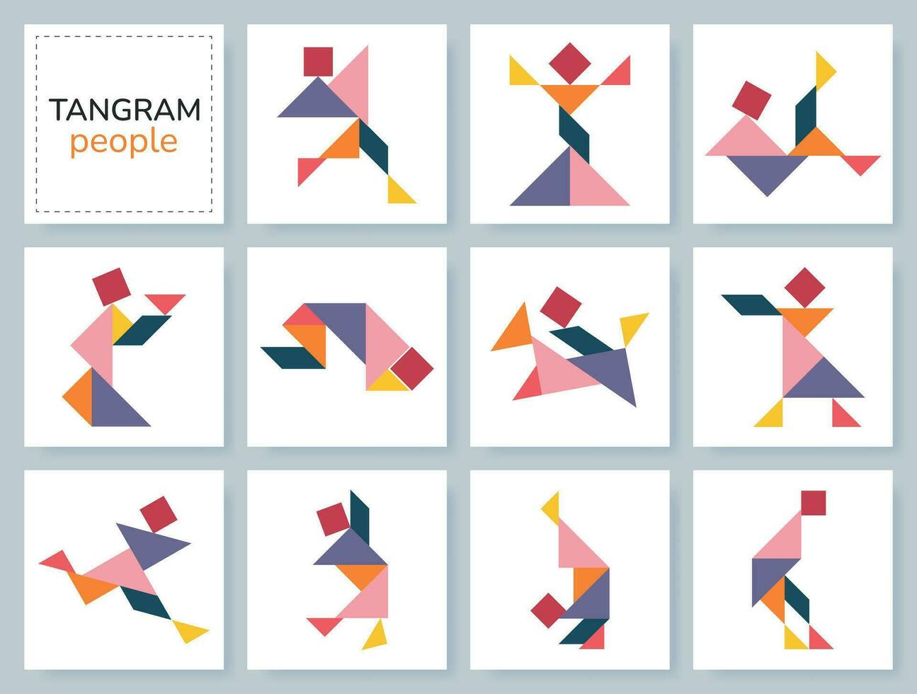 Tangram de personas clearance