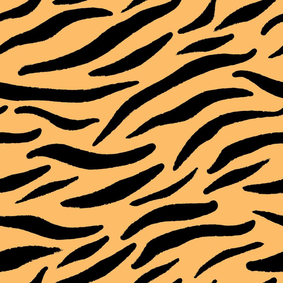 resumen Tigre piel impresión. salvaje animal piel antecedentes. texturizado resumen y salvaje impresión diseño para textil. natural colores. vector ilustración
