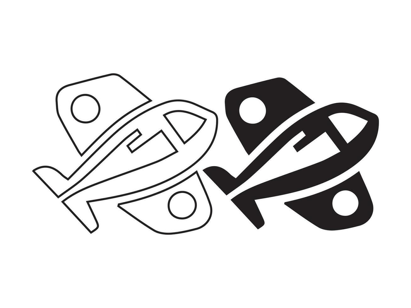 vector icono conjunto para carros. aislado, sencillo logo ilustración para el frente vista. firmar idioma. diseño de un automóvil logo, incluso un concepto Deportes vehículo símbolo silueta