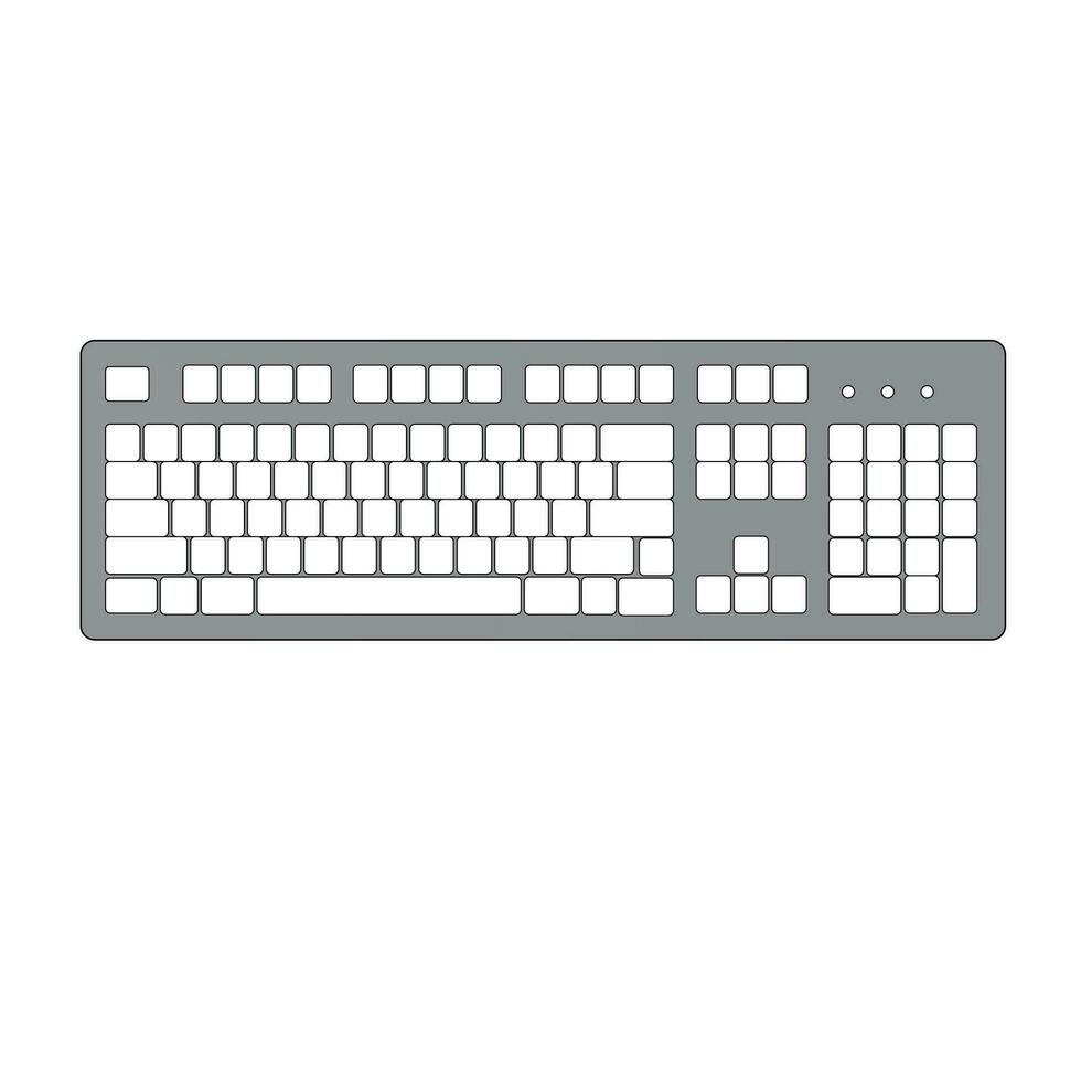 keyboard vector illustration