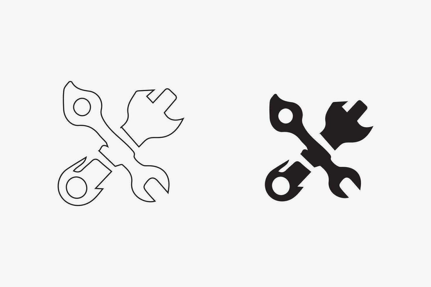 Tool icons set vector