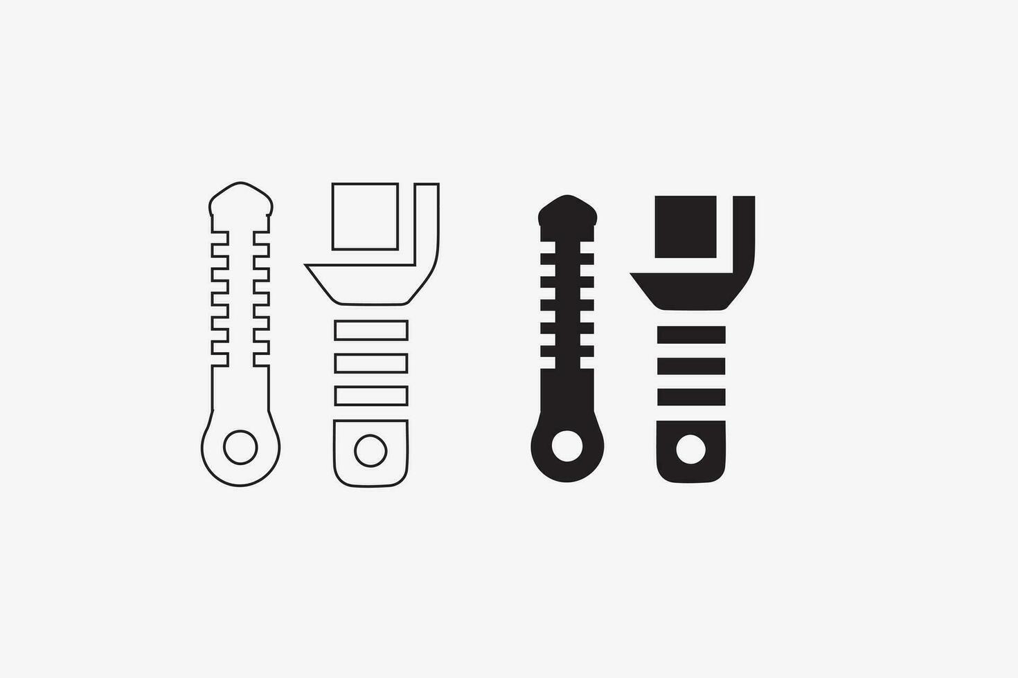 Tool icons set vector