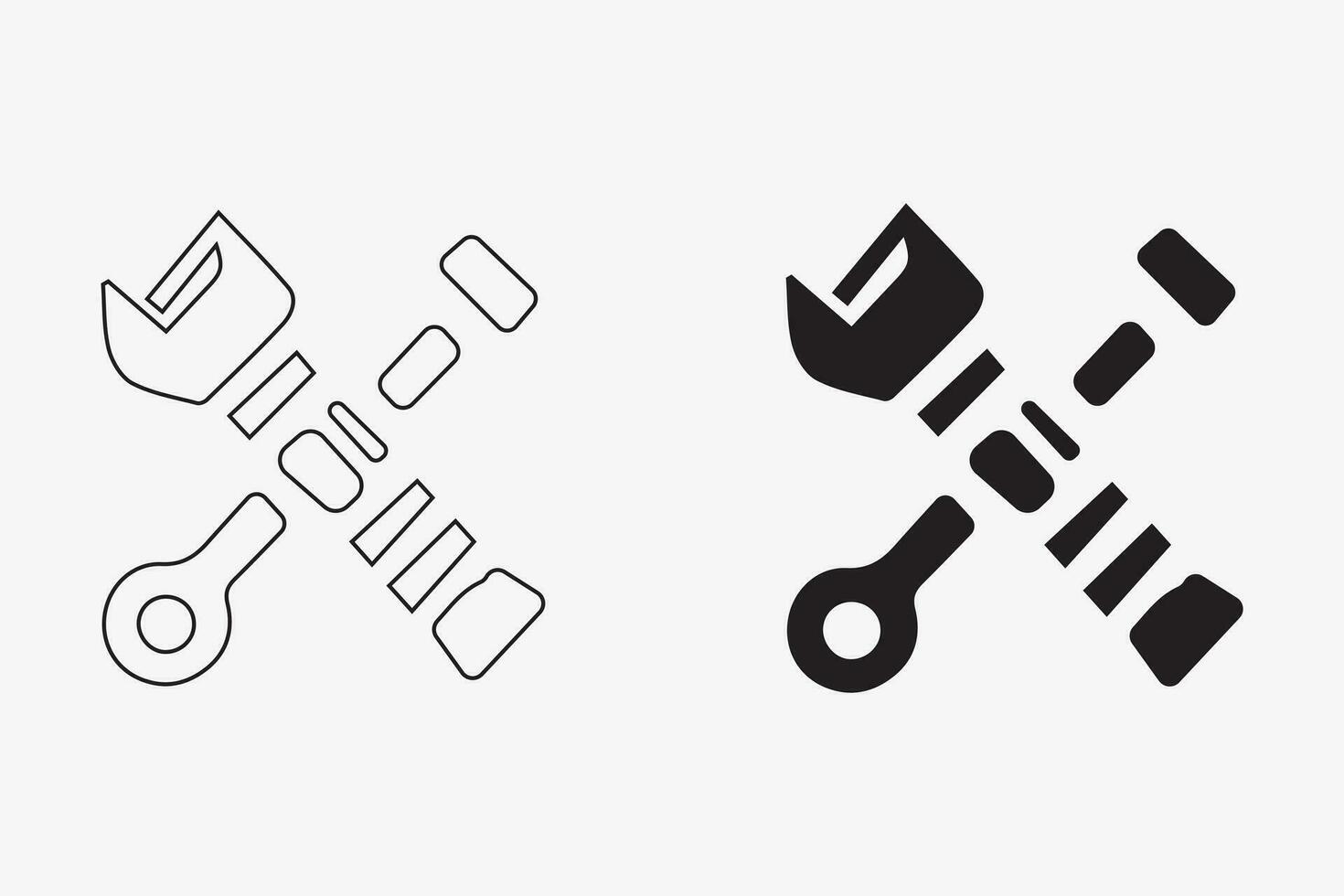 Tool icons set vector