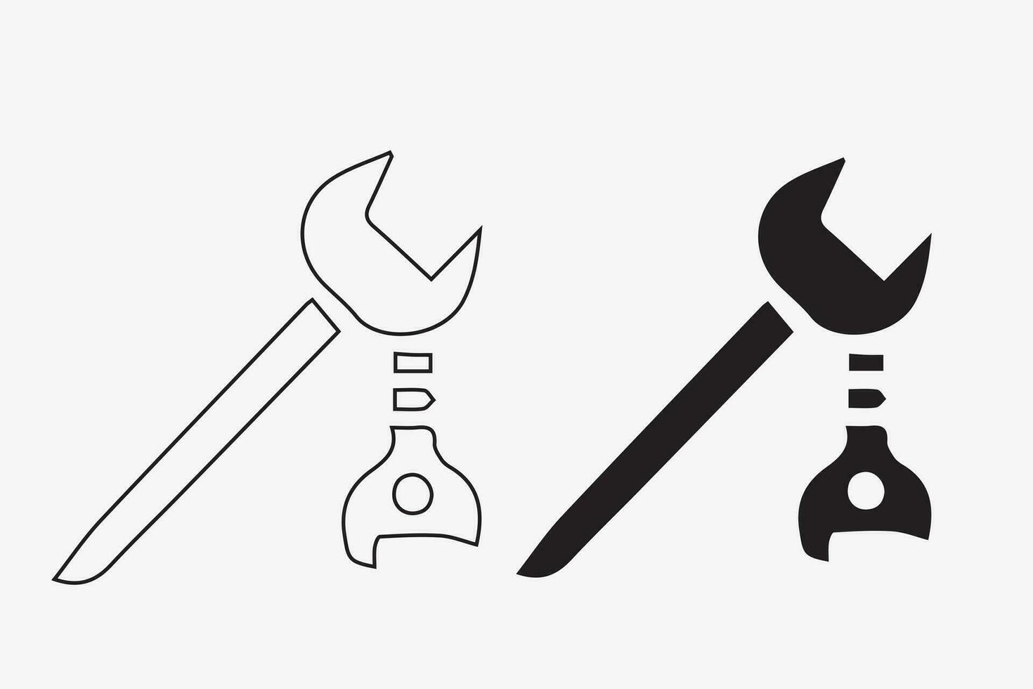 Tool icons set vector