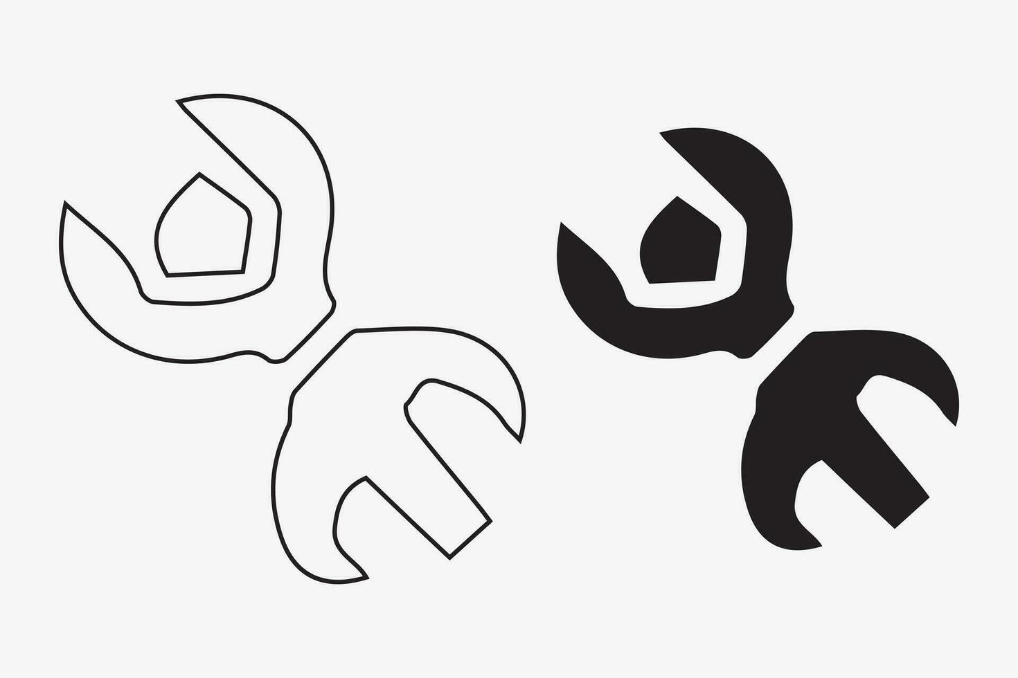 Tool icons set vector