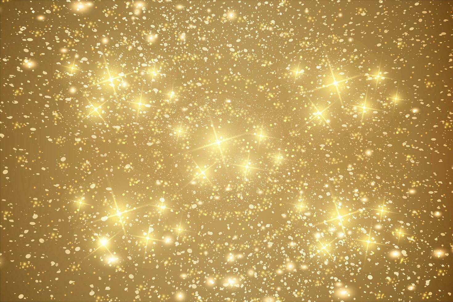 Shiny Golden glitter texture colorful festive abstract background vector
