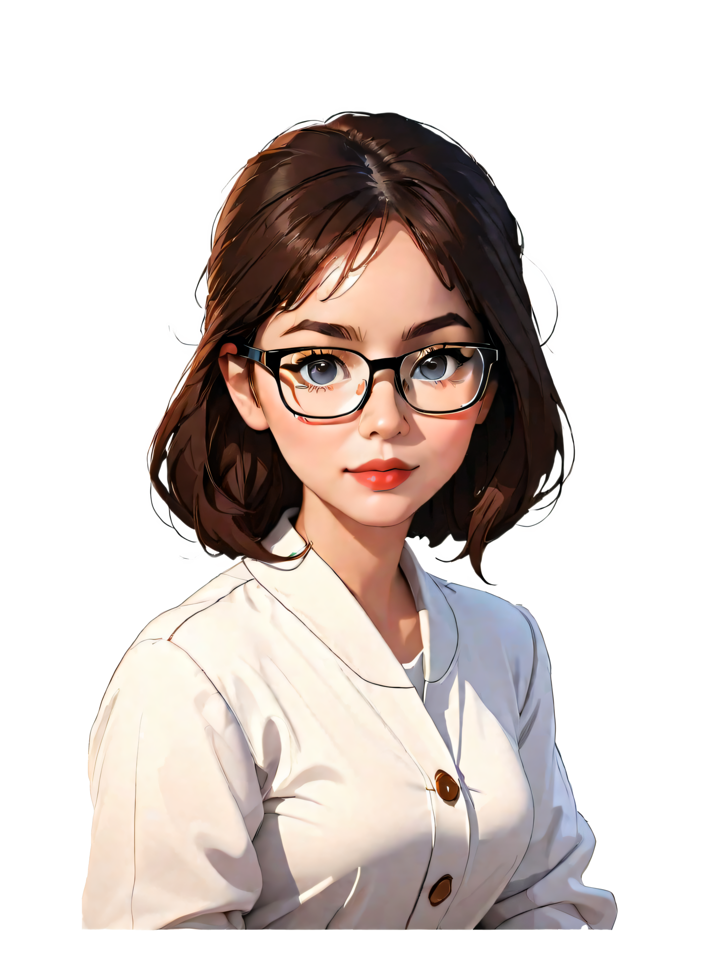 AI generated Cartoon Female Teacher 34813197 PNG