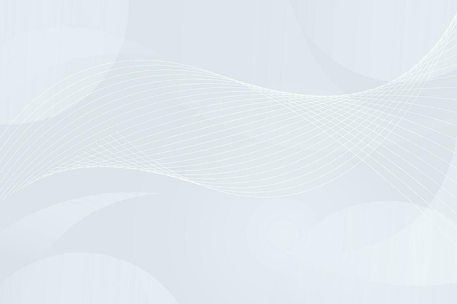 gradient white background with wavy lines vector