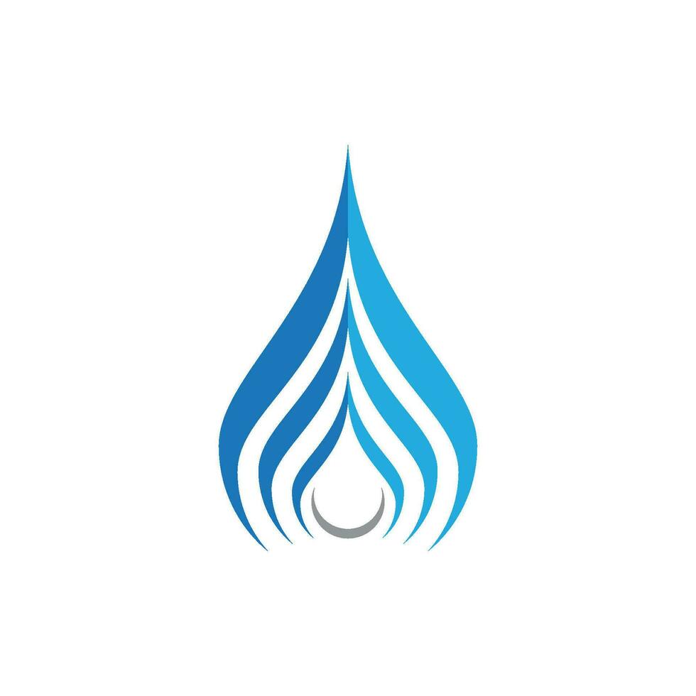 plantilla de logotipo de gota de agua vector