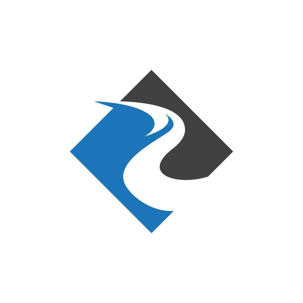 River vector icon illustration