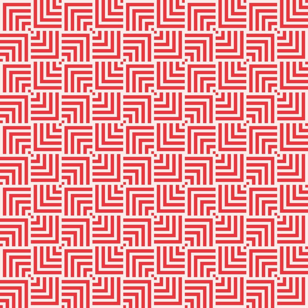 Red seamless abstract geometric overlapping squares pattern vector